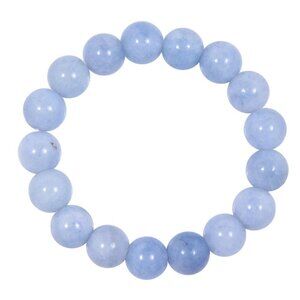 Aquamarine Stretch Stone Bracelet